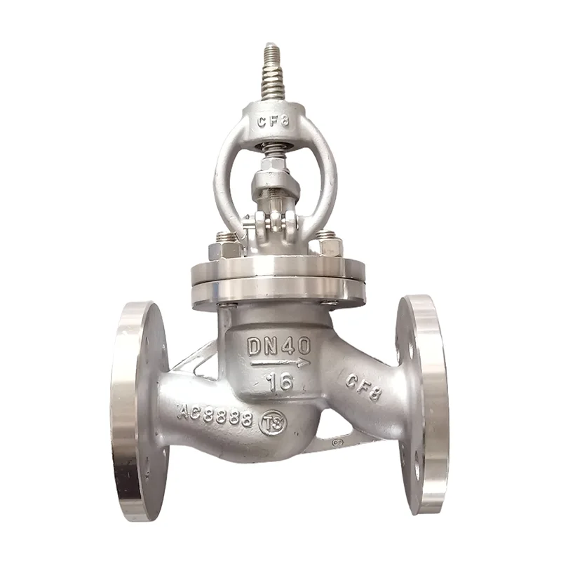 Stàilinn 304 Flanged Globe Valve