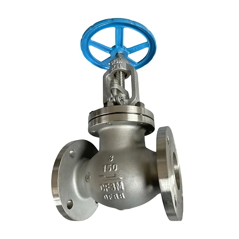 Bhalbhaichean cruinne le flange 316l stàilinn